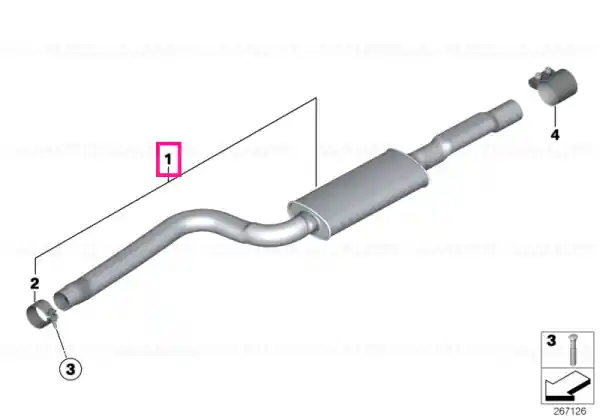Front silencer - BMW Super ofertă