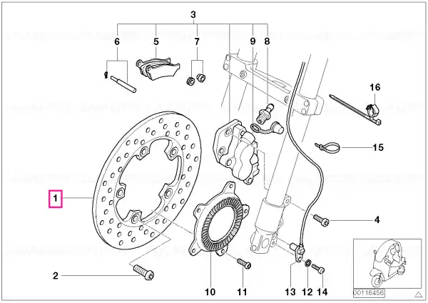 Brake disk - BMW Motorrad Ofertă limitată