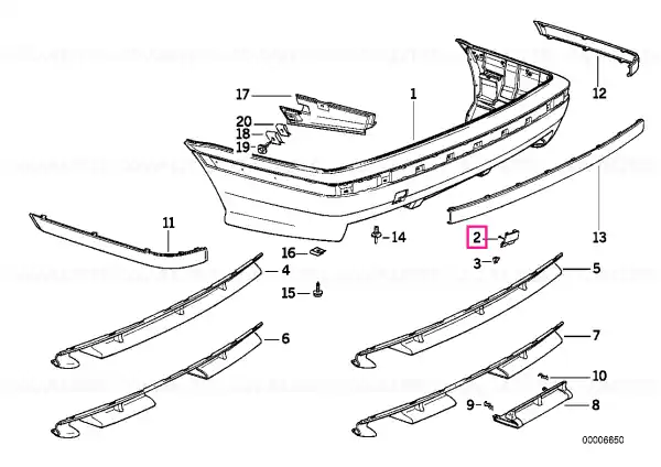 Plată sigură Flap, towing eye, painted CODE - MET. - BMW