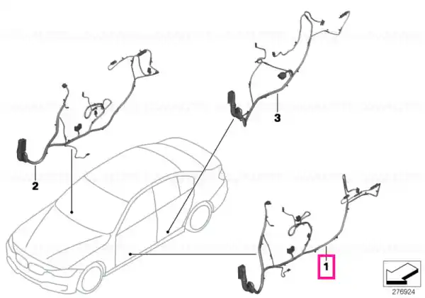 Wiring drivers side - BMW Ofertă exclusivă