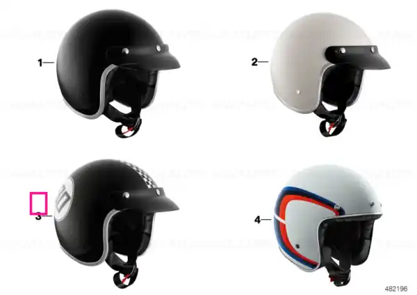 Helmet Legend nineT 58/M - BMW Motorrad Plată securizată