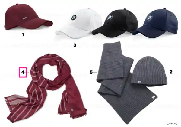 BMW summer scarf, unisex BORDEAUX Nu rata