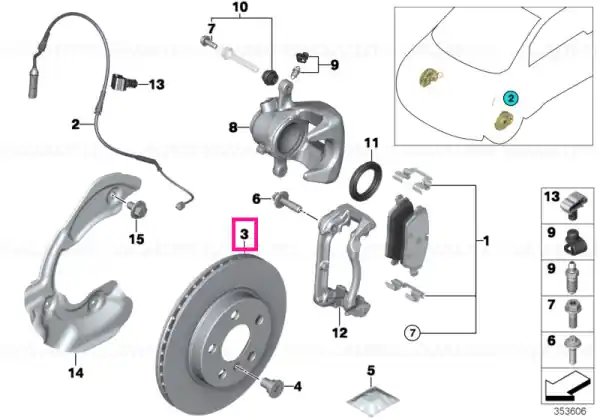 Reduceri Disc frana ventilat 280X20 - BMW