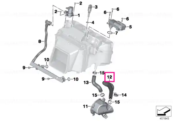 Bestseller Furtun ventilație carter - BMW Motorrad