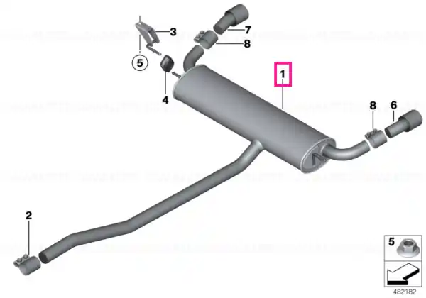Ultima șansă Rear silencer - BMW - Mini