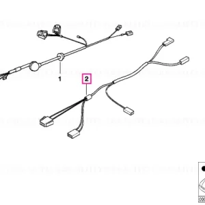 Wiring set, trunk lid antenna amplifier - BMW Ofertă limitată