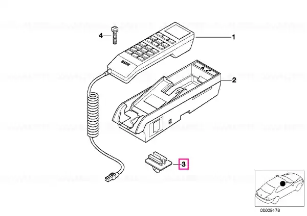 Suport conector negru - BMW - Mini Ofertă de sezon