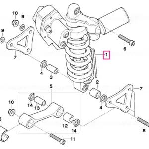 Vezi acum Arc-amortizor spate ESA II - BMW Motorrad