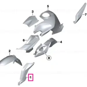 Bestseller Capac purtător roată stânga SILK - BMW Motorrad