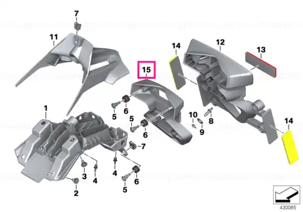 Adapter, rear light - BMW Motorrad Ofertă limitată