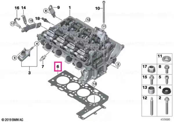 Comandă acum Garnitură chiuloasă 0,70MM - BMW