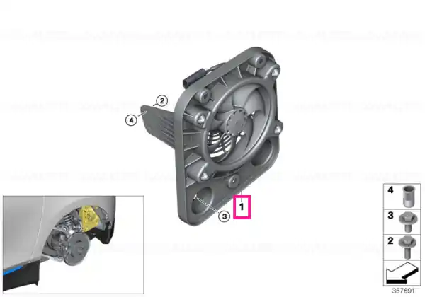 Electric fan - BMW Preț redus