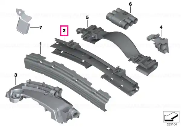 Protecție cablu parte inferioară - BMW Retur ușor