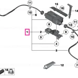 Actuator with control unit - BMW Ofertă exclusivă