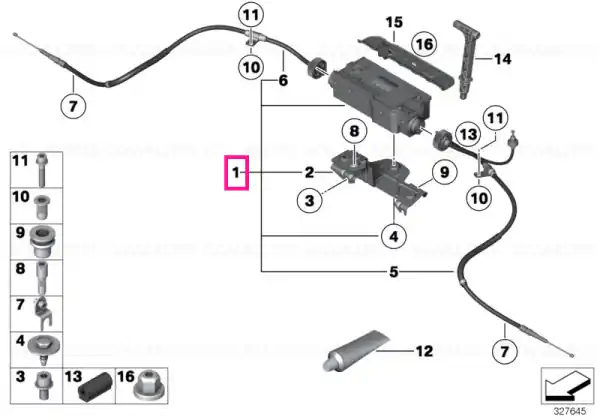 Actuator with control unit - BMW Ofertă exclusivă