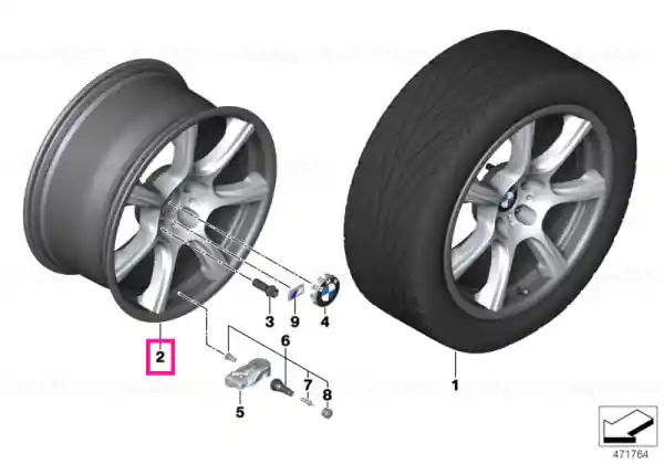 Premium Disc roata aliaj carbon, 10,5X20 ET:42 10,5X20 ET:42 - BMW