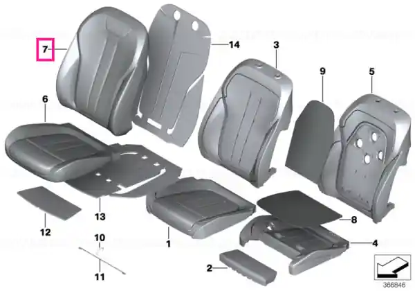 Protector spatar piele dreapta, WEISS/SCHWARZ - BMW Chilipir