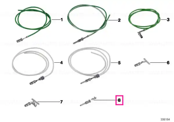 Premium Round plug-in contact 2.5 0,22-0,35MM² SN - BMW