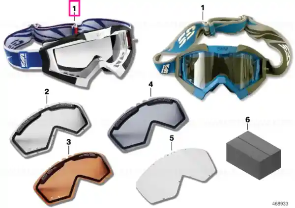 Goggles, Enduro GS - BMW Motorrad Nu rata