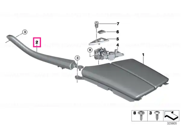 Preferatul clienților Clasp ANTHRAZIT - BMW