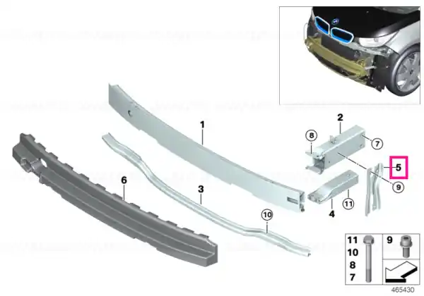 Ofertă Strut, front left bottom - BMW