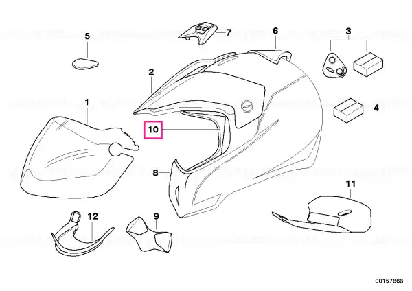 Interior equipment, Enduro helmet 55-56 - BMW Motorrad Ofertă limitată