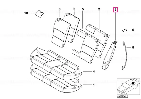 Panou ornament lateral stanga TECHNOGRAU - BMW Lichidare de stoc