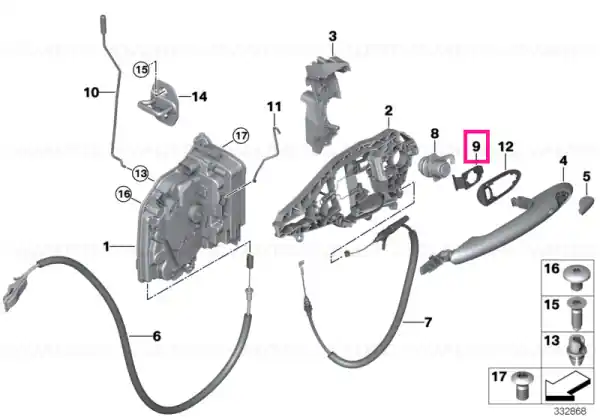 Reducere de preț Flanșă montaj închisă - BMW - Mini