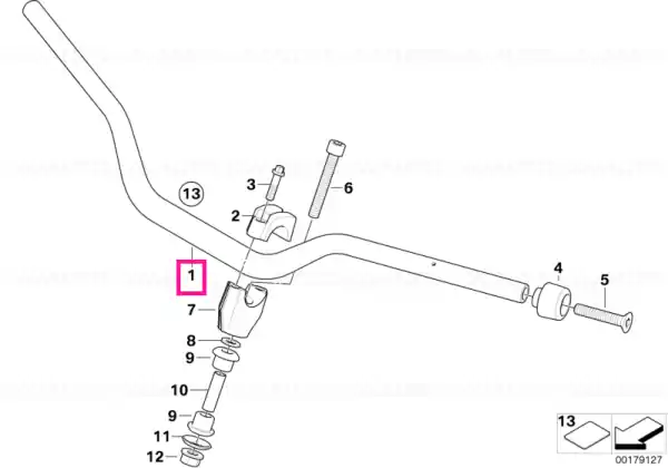 Ofertă limitată Handlebar, tubular PREMETEC - BMW Motorrad