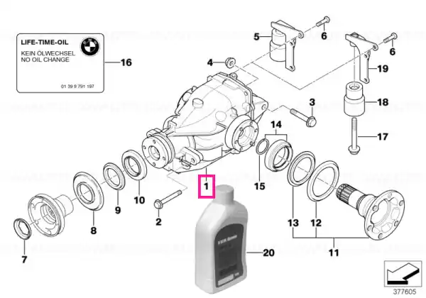 Mai ieftin Exchange final drive I=3,38 - BMW