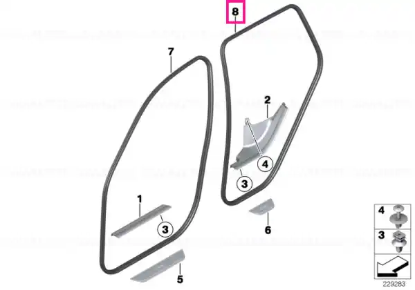 Reducere extra Cheder usa spate – BMW X4 F26