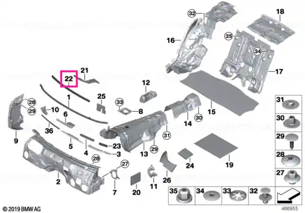 Acoustic foam, long - BMW Reduceri