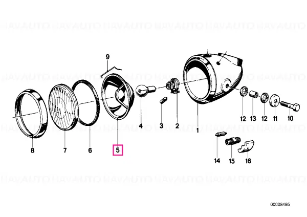 Lichidare de stoc Reflector - BMW Motorrad