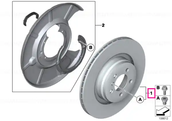 Ofertă de sezon Set discuri frână ventilate - BMW