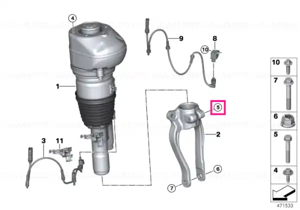 Reduceri Șurub hexagonal cu guler M10X60 - BMW