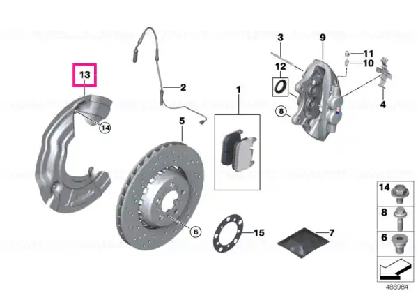 Retur gratuit Protection plate left - BMW