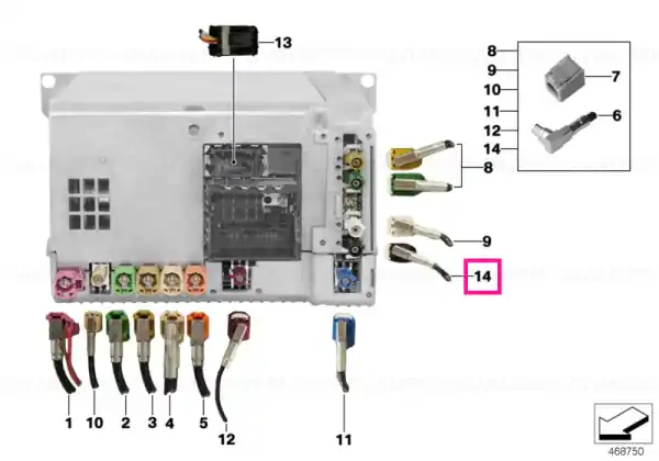 Rep.module aerial lines AM/ FM2 - BMW Discount