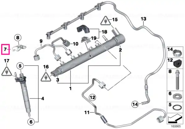 Falcă fixare injector - BMW Mai ieftin