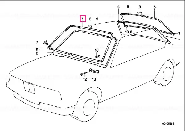 Ofertă exclusivă Decorative frame right - BMW