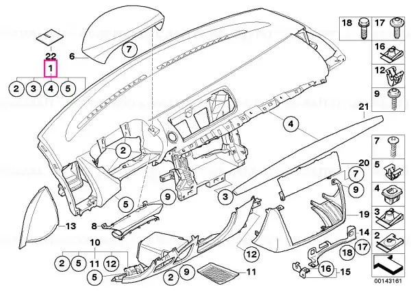 Ornament tablou bord HAVANNA - BMW Expediere rapidă