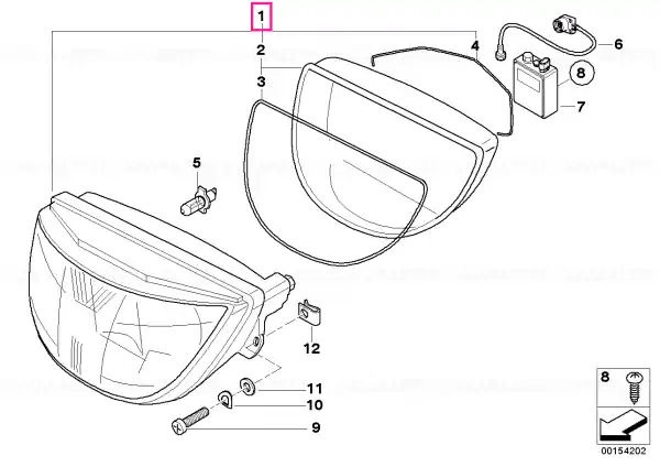 Xenon headlight SAE - BMW Motorrad Preferatul clienților
