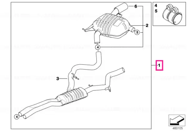 Silencer system BMW PERFORMANCE Cel mai vândut