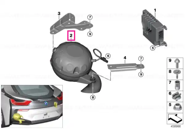 Plată sigură Acoustic unit for Active Sound Design - BMW