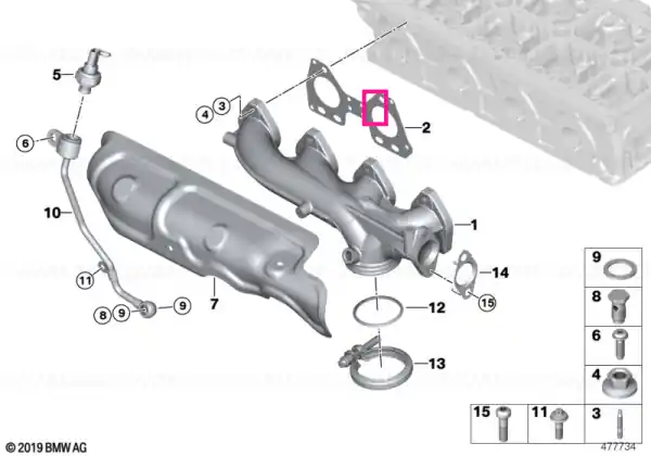 Livrare rapidă Exhaust manifold - BMW