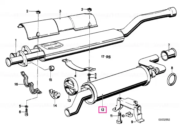 Rear silencer - BMW Ultima șansă