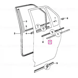 Acoperire dreapta CHROM - BMW Reducere extra