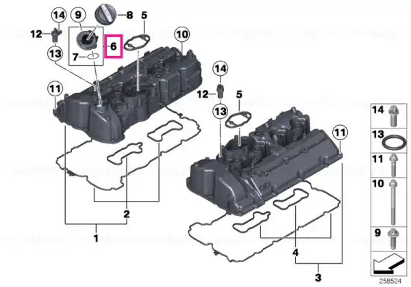 Retur gratuit Filler neck - BMW