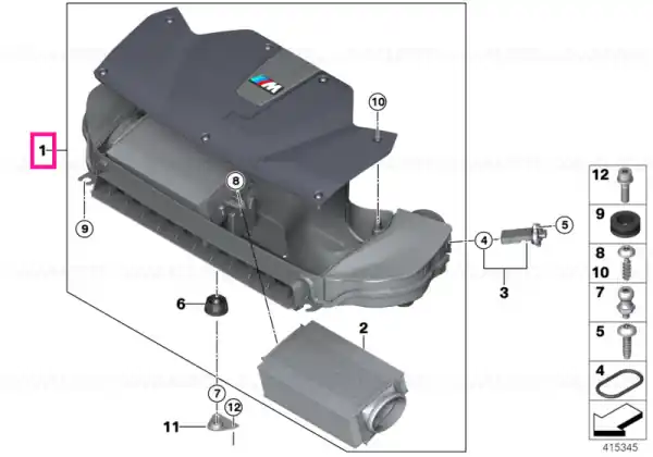Livrare rapidă Intake silencer - BMW