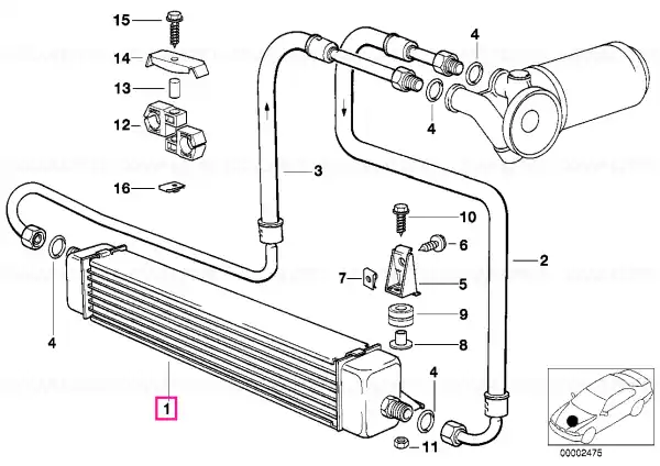 Oil cooler - BMW Cumpărături sigure