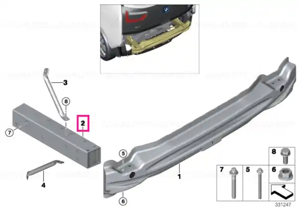 Ultima șansă Deformation element right - BMW